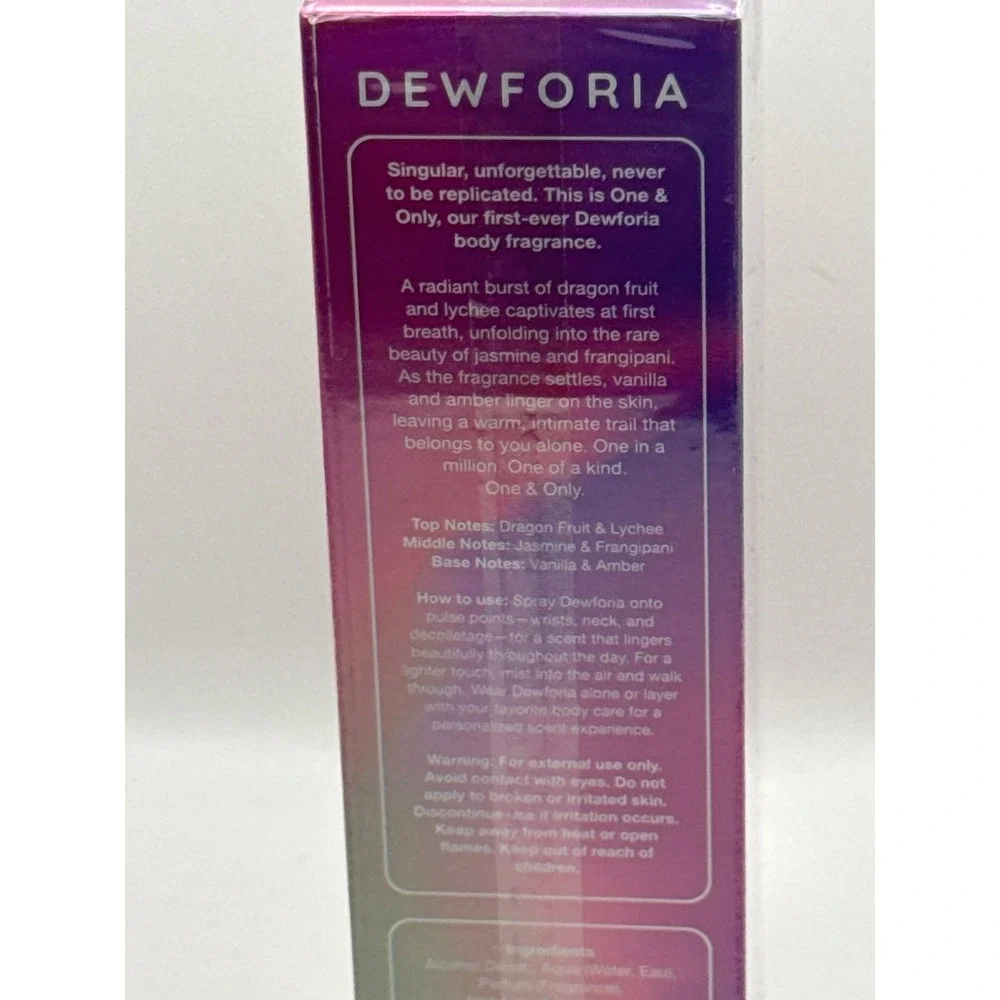 Dew of the Gods Dewforia Body Fragrance One &‎ Only Lychee Dragon Fruit 3.38oz